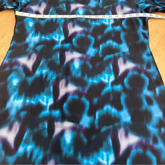 Erdem Abstract Print Silk Shift Dress - Picture 9 of 11